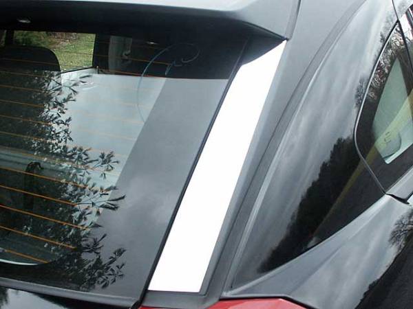 QAA - RW47950 Stainless Steel Rear Window Trim 2Pc 2007-2012 Dodge Caliber QAA