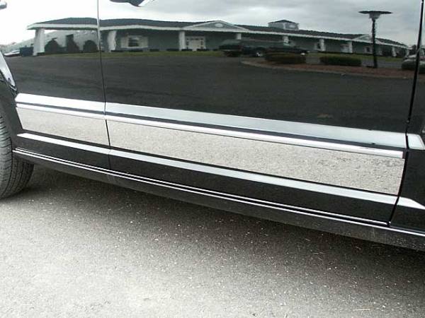 QAA - TH47951 Stainless Steel Rocker Panel Trim 4Pc 2007-2012 Dodge Caliber QAA