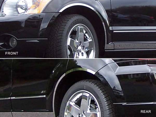 QAA - WQ47950 Stainless Steel Wheel Well Accent 6Pc 2007-2012 Dodge Caliber QAA