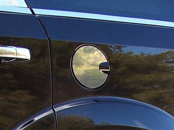 QAA - GC49945 Stainless Steel Gas Cap Door Trim 1Pc 2008-2009 Chrysler Aspen, 2004-2009 Dodge Durango, 2009-2020 Dodge Journey QAA