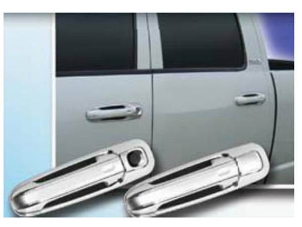 QAA - DH42931 Chrome Plated ABS plastic Door Handle Cover 4Pc 2002-2008 Dodge Ram QAA