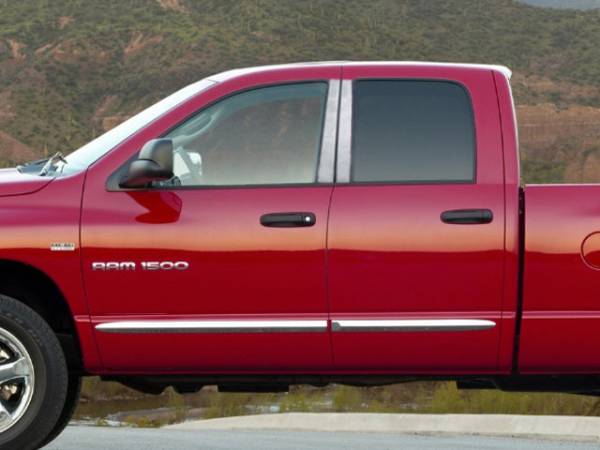 QAA - PP42935 Stainless Steel Pillar Trim 4Pc 2002-2008 Dodge Ram QAA