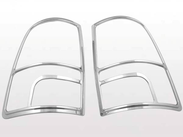 QAA - TL49935 Chrome Plated ABS plastic Tail Light Bezels 2Pc 2009-2012 Ram 1500, 2009-2012 Ram 2500, 2009-2012 Ram 3500 QAA