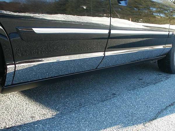 QAA - TH38480 Stainless Steel Rocker Panel Trim 8Pc 1992-2009 Ford Crown Victoria QAA