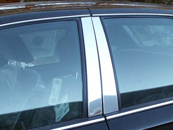 QAA - PP32480 Stainless Steel Pillar Trim 4Pc 1992-2010 Ford Crown Victoria QAA