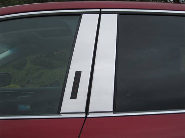 QAA - PP55610 Stainless Steel Pillar Trim 4Pc 2015-2024 Ford Edge QAA