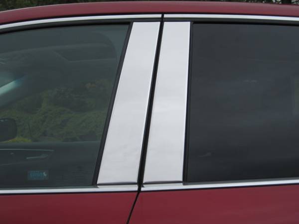 QAA - PP55612 Stainless Steel Pillar Trim 4Pc 2015-2024 Ford Edge QAA