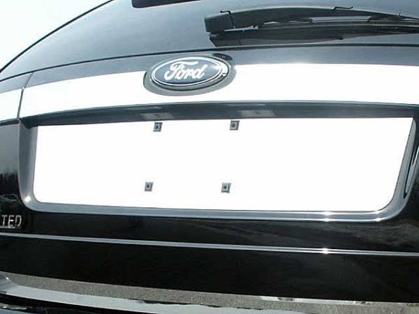 QAA - LP47360 Stainless Steel License Plate Bezel 1Pc 2007-2014 Ford Edge QAA