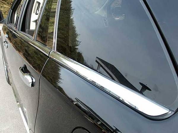 QAA - WS47360 Stainless Steel Window Sill Accent 8Pc 2007-2014 Ford Edge QAA