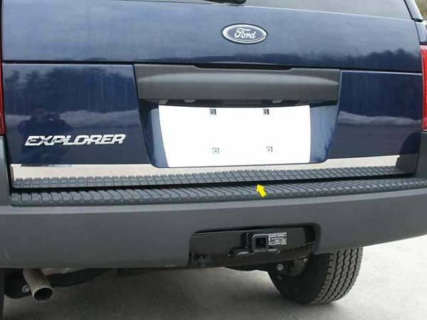 QAA - RD44330 Stainless Steel Rear Deck Accent 1Pc 2002-2006 Ford Explorer QAA