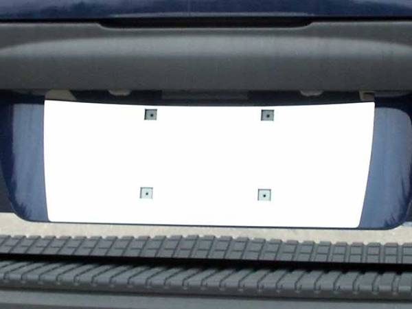 QAA - LP44330 Stainless Steel License Plate Bezel 1Pc 2002-2007 Ford Explorer QAA