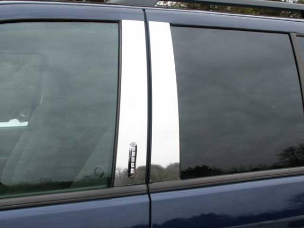 QAA - PP42640 Stainless Steel Pillar Trim 4Pc 2002-2010 Ford Explorer, 2007-2010 Ford Explorer Sport Trac, 2003-2005 Lincoln Aviator, 2002-2010 Mercury Mountaineer QAA