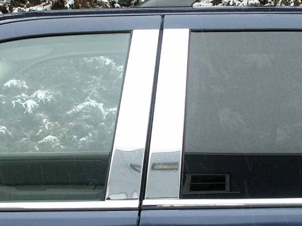 QAA - PP42641 Stainless Steel Pillar Trim 4Pc 2002-2010 Ford Explorer QAA