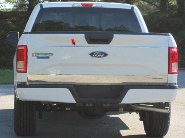 QAA - TGI55308 Stainless Steel Tailgate Accent 1Pc 2015-2020 Ford F-150 QAA