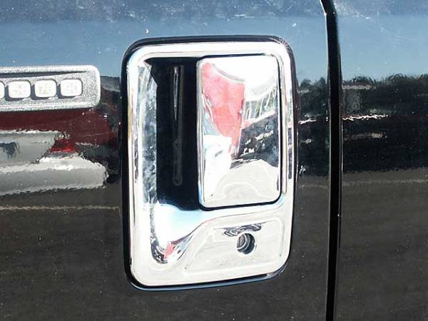 QAA - DH39321 Chrome Plated ABS plastic Door Handle Cover 4Pc 1999-2016 Ford F-250 & F-350 Super Duty QAA