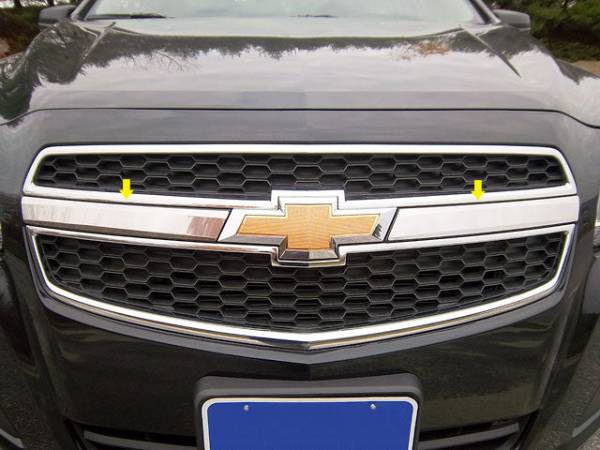 QAA - SG53105 Stainless Steel Grille Accent 2Pc 2013-2013 Chevrolet Malibu QAA