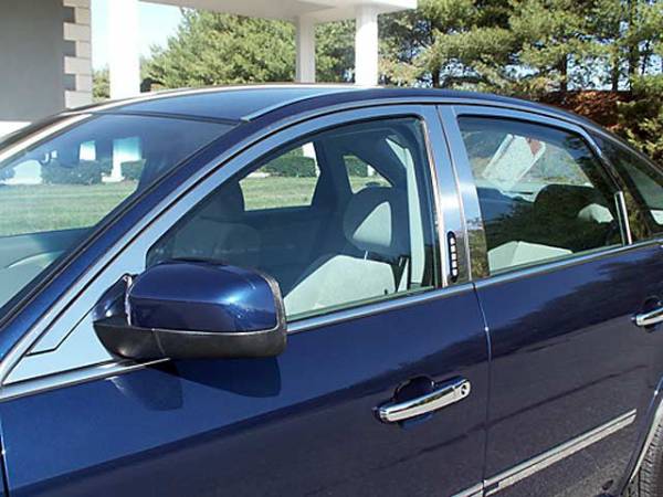 QAA - WP45490 Stainless Steel Window Accent Package 12Pc 2005-2007 Ford Five Hundred, 2008-2009 Ford Taurus, 2005-2007 Mercury Montego, 2008-2009 Mercury Sable QAA