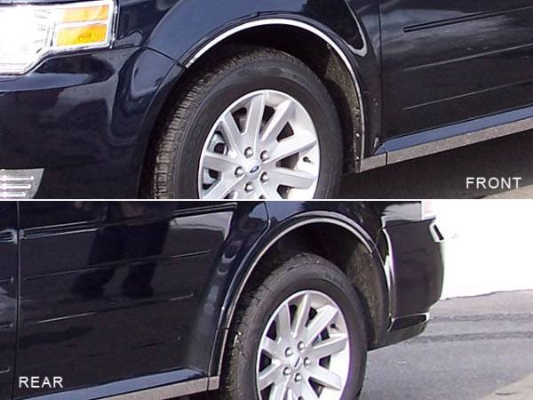 QAA - WQ49340 Stainless Steel Wheel Well Accent 6Pc 2009-2019 Ford Flex QAA