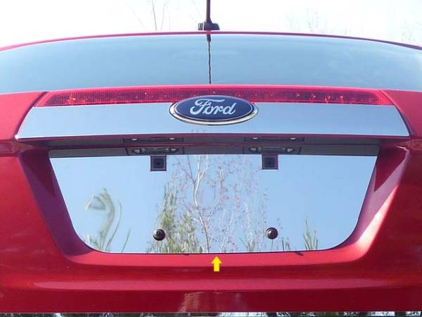 QAA - LP50390 Stainless Steel License Plate Bezel 1Pc 2010-2012 Ford Fusion QAA