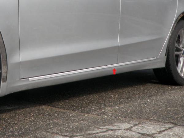 QAA - TH53391 Stainless Steel Rocker Panel Trim 2Pc 2013-2020 Ford Fusion QAA