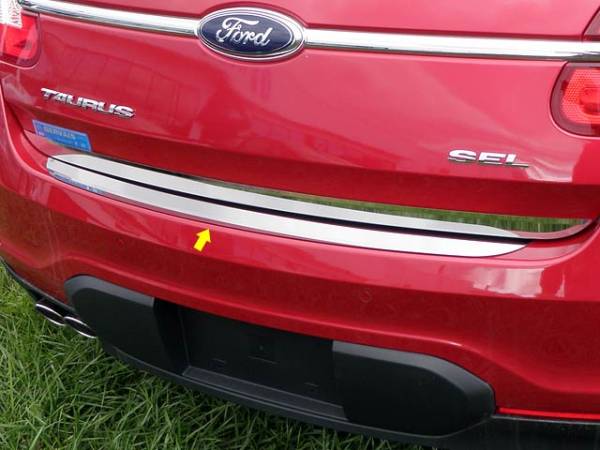 QAA - RB50490 Stainless Steel Rear Bumper Accent 1Pc 2010-2018 Ford Taurus QAA