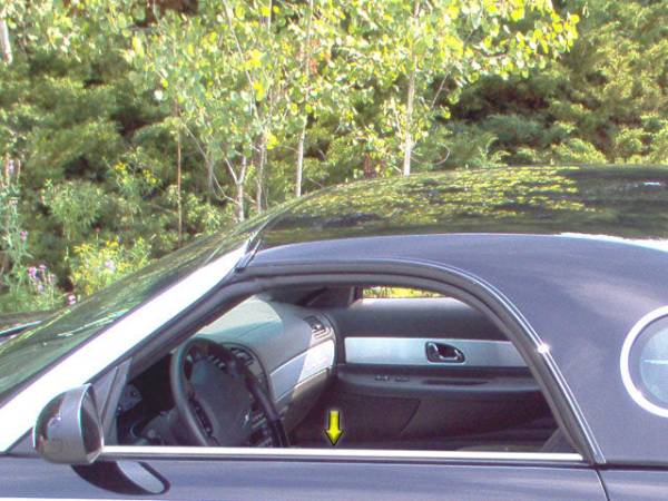 QAA - WS43670 Stainless Steel Window Sill Accent 2Pc 2002-2006 Ford Thunderbird QAA