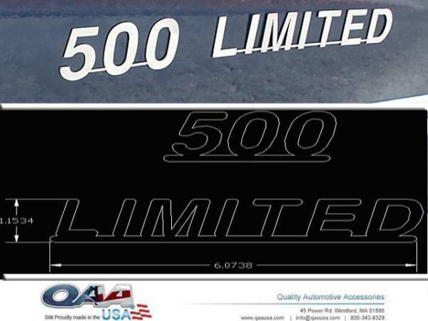 QAA - SGR45370 Stainless Steel Graphic/Logo/emblem 2Pc N/A Ford Universal QAA