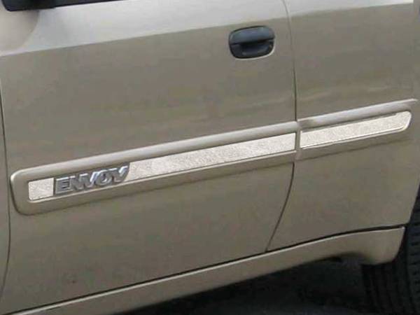 QAA - TH42294 Stainless Steel Rocker Panel Trim 6Pc 2002-2008 GMC Envoy QAA