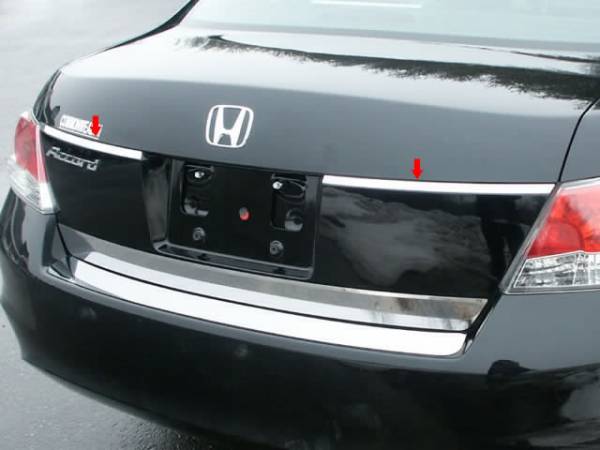 QAA - TP28281 Stainless Steel Trunk Accent Trim 2Pc 2008-2010 Honda Accord QAA