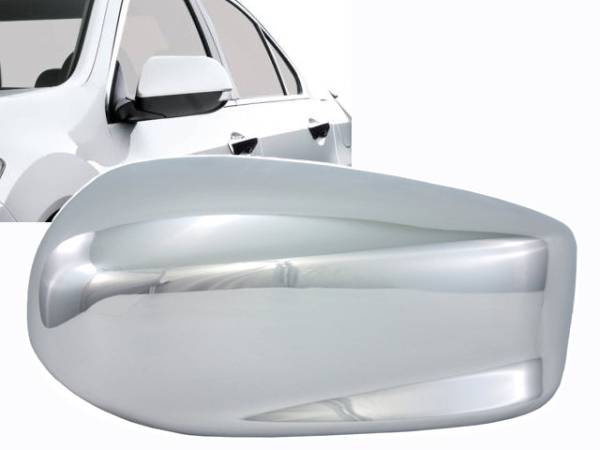 QAA - MC28281 Chrome Plated ABS plastic Mirror Cover 2Pc 2008-2012 Honda Accord, 2010-2012 Honda Crosstour QAA