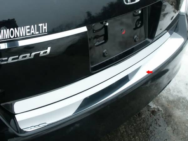 QAA - RB28281 Stainless Steel Rear Bumper Accent 1Pc 2008-2012 Honda Accord QAA