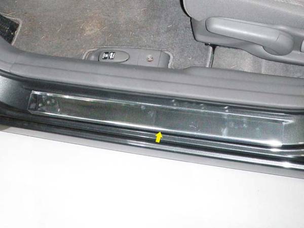 QAA - DS26214 Stainless Steel Door Sill Trim 4Pc 2006-2011 Honda Civic QAA