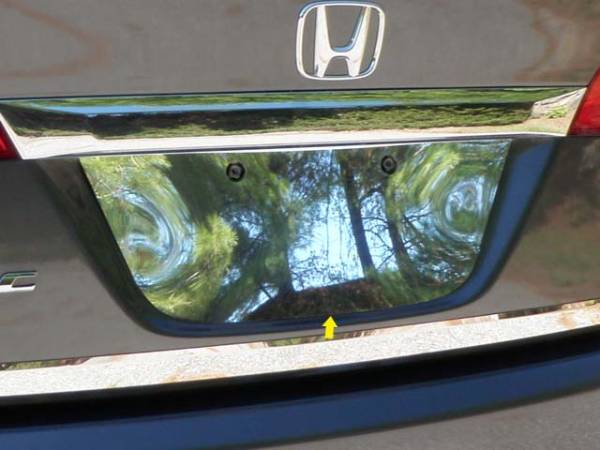 QAA - LP26214 Stainless Steel License Plate Bezel 1Pc 2006-2011 Honda Civic QAA