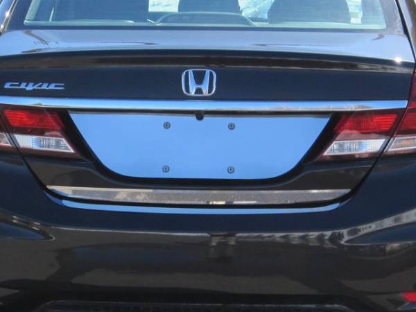 QAA - RD12214 Stainless Steel Rear Deck Accent 1Pc 2012-2015 Honda Civic QAA