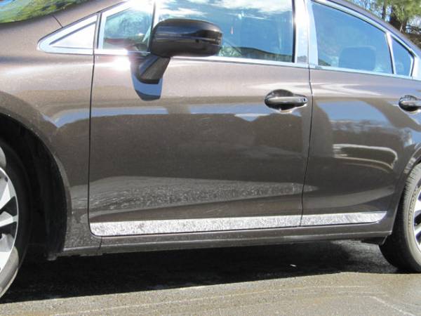 QAA - TH12215 Stainless Steel Rocker Panel Trim 4Pc 2012-2015 Honda Civic QAA