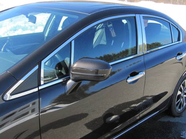 QAA - WP12214 Stainless Steel Window Accent Package 20Pc 2012-2015 Honda Civic QAA