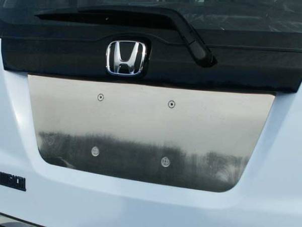 QAA - LP29220 Stainless Steel License Plate Bezel 1Pc 2009-2013 Honda Fit QAA