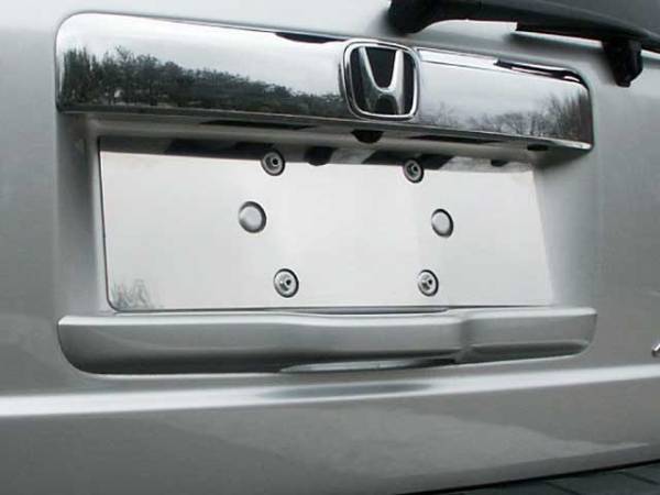 QAA - LP29260 Stainless Steel License Plate Bezel 1Pc 2009-2015 Honda Pilot QAA