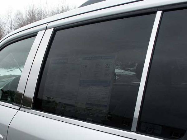 QAA - PP29261 Stainless Steel Pillar Trim 6Pc 2009-2015 Honda Pilot QAA