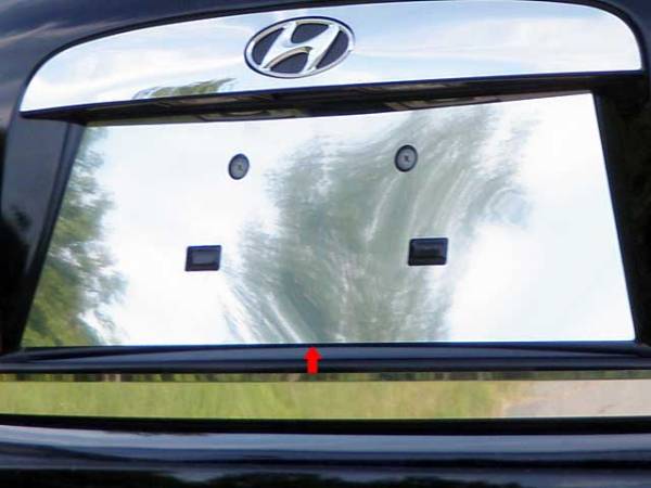 QAA - LP27365 Stainless Steel License Plate Bezel 1Pc 2006-2011 Hyundai Accent QAA