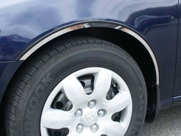 QAA - WQ27340 Stainless Steel Wheel Well Accent 4Pc 2007-2010 Hyundai Elantra QAA