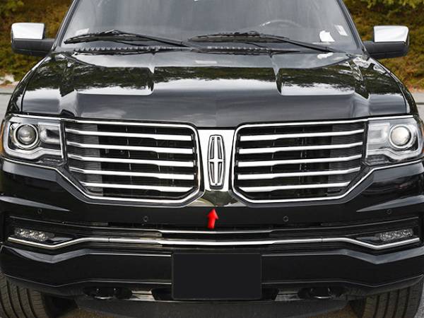 QAA - SG55655 Stainless Steel Grille Accent 1Pc 2015-2017 Lincoln Navigator QAA