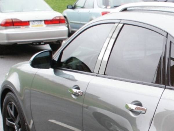 QAA - PP24045 Stainless Steel Pillar Trim 4Pc 2004-2008 Infiniti FX35 QAA