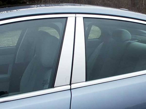 QAA - PP29098 Stainless Steel Pillar Trim 4Pc 2009-2015 Jaguar XF QAA