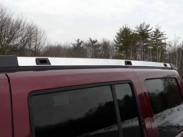 QAA - RR46096 Stainless Steel Roof Rack Accent 2Pc 2006-2010 Jeep Commander QAA