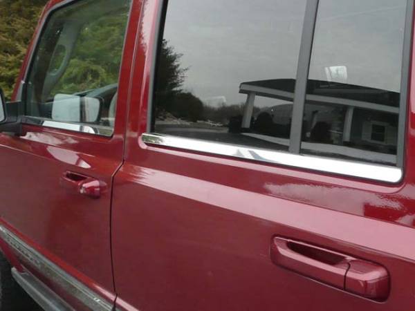 QAA - WS46095 Stainless Steel Window Sill Accent 4Pc 2006-2010 Jeep Commander QAA