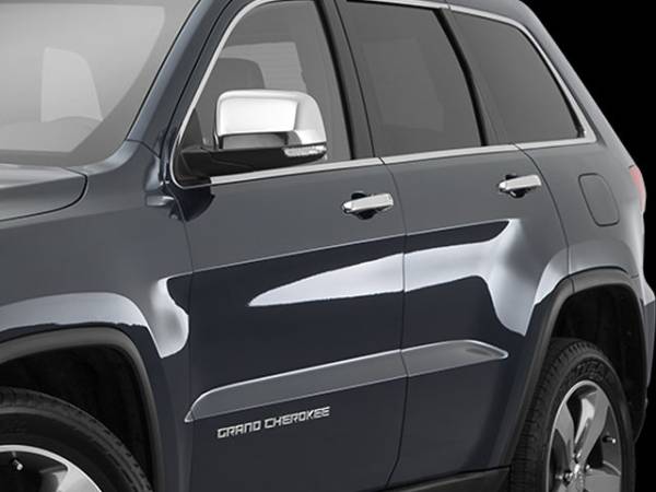 QAA - DH51082 Chrome Plated ABS plastic Door Handle Cover 8Pc 2011-2021 Jeep Grand Cherokee QAA