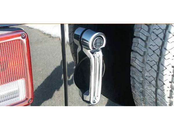 QAA - DH47082 Chrome Plated ABS plastic Tailgate Handle Cover 2Pc 2007-2018 Jeep Wrangler JK QAA