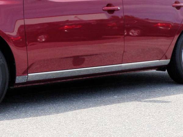 QAA - TH10810 Stainless Steel Rocker Panel Trim 6Pc 2010-2013 Kia Forte QAA