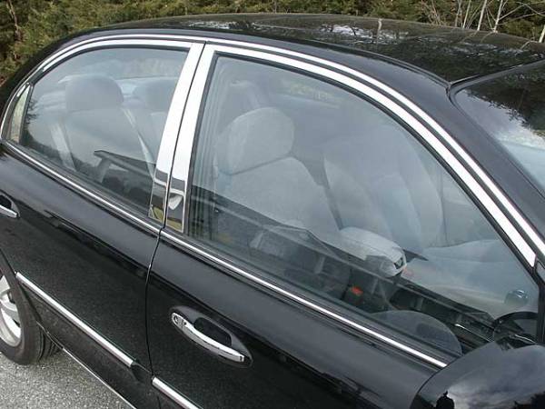 QAA - WP24805 Stainless Steel Window Accent Package 12Pc 2001-2006 Kia Optima QAA